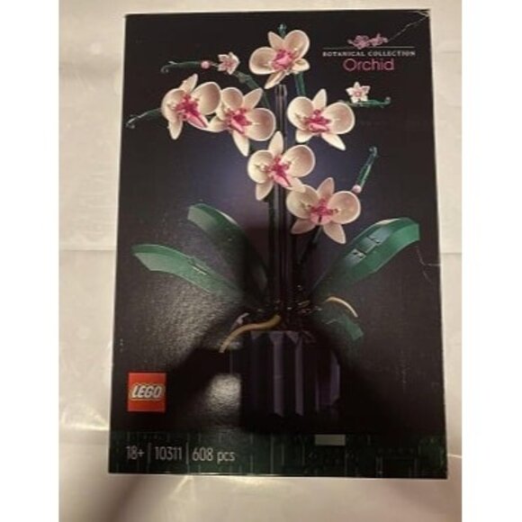 New Icons Orchid Artificial Plant, Building Set with Flowers, Home Décor Gift - Picture 1 of 2